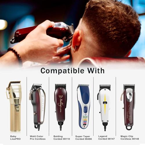 Professional for Wahl Clipper Guards Set, 10 Pcs Coded Cutting Guides #3170-400- 1/16” to 1” Compatible with All Wahl Clippers