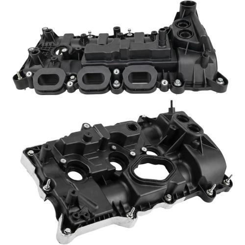 Engine Valve Cover Set Compatible with Ford F-150 2017-2020, Expedition 2018-2022, Lincoln Navigator 2018-2023, Direct Replace Part # HL3Z6582F HL3Z6582G HL3Z6582E HL3Z6582B