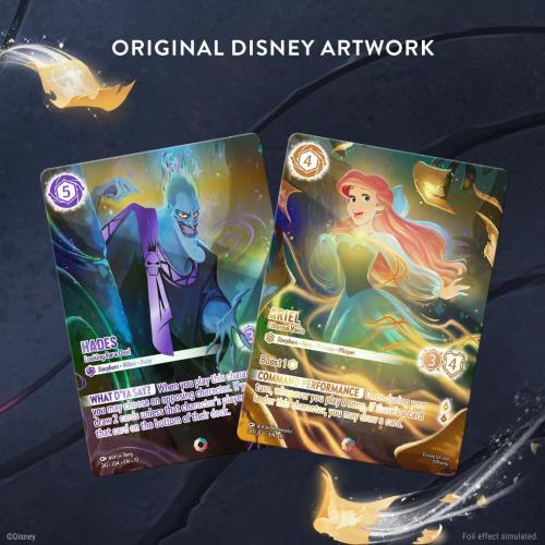 Ravensburger Disney Lorcana TCG: Whispers in The Well Illumineer's Trove - Secure Card Storage - Includes Booster Packs & Comprehensive Guide - Original Disney Artwork - Ages 8
