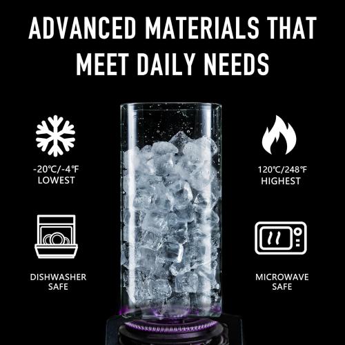 64oz Rectangle Airtight Glass Storage Containers with Bamboo Lids (Set of 4), Square Food Storage Jar, Pantry Organizers for Cereal, Flour, Pasta and Coffee beans (with Black Lable)