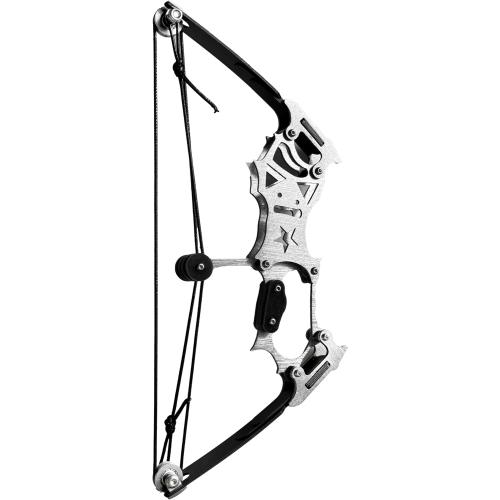 Archery Bow Set Left and Right Hand Compound Bow Hunting Bow Metal Material Catapult RH/LH for Practice Archery