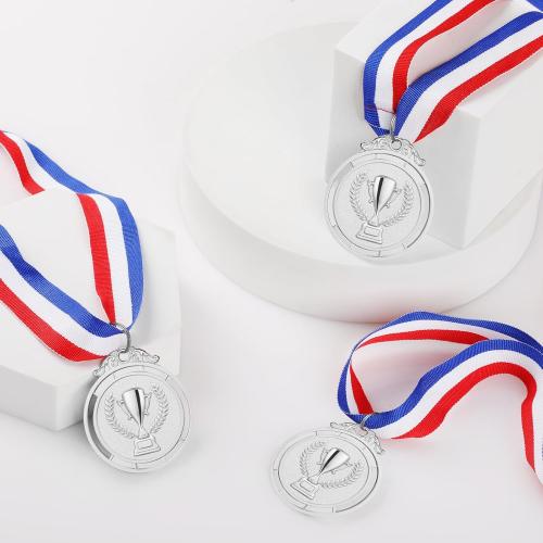 GeeRic 12 Pieces Gold Medal with Neck Ribbons, Kids Reward Medal, Winner Medals Gold Prizes for Sports, Competitions, Party, Olympic Style 2 inch