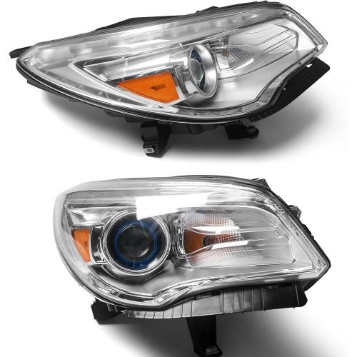 FIONE HID/Xenon Non-AFS Headlight Assembly Compatible with Buick Enclave 2013-2017 Right Passenger Side RH 84026395