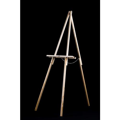Wood Easel for Wedding or Any Event's Framed Picture Display  l Events Flower Display l Wood Easel Floral (Natural)
