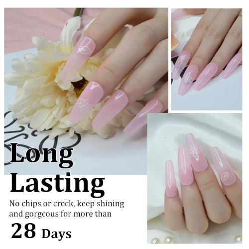 1 Oz/28g Pink Dip Powder, Neutral Nail Dipping Powder for Long-lasting 28 Days  Dip Nail Art French Manicure Nail Starter & Professional Home DIY Salon Use, No Needed Nail Lamp Curing