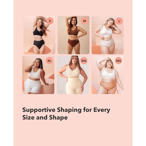SHAPERMINT Bralettes for Women with Support - Adjustable Wireless Support Bra, Full Coverage No Underwire Seamless Bra