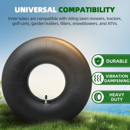 AR-PRO (2 Packs 20x8.00-8, 20x8-8, 20x10.00-8, 20x10-8 Inner Tube Replacement with TR-4 Straight Valve Stem for Mower/Tractor/Golf Cart/Garden Trailer and More