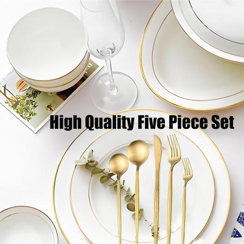 300-Piece Food Grade Gold Silverware Set, Luxury Flatware Set for 60 - Premium Stainless Steel Cutlery Set with Spoons Forks Knives, Shiny Gold Polished Kitchen Utensils for Home Restaurant Hotel
