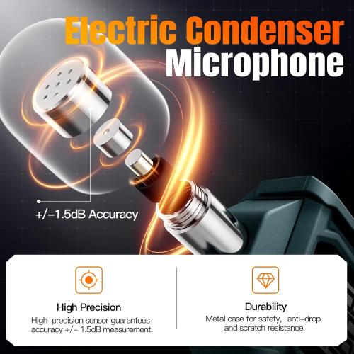 Decibel Meter, Goldeep SL750A Digital Sound Level Meter 30-130dB,
