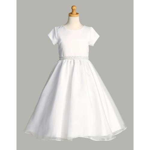 Made in USA - White First Communion Dresses for Girls 7-16 Plus Size - Vestidos de Primera Comunion para Niñas size 16X