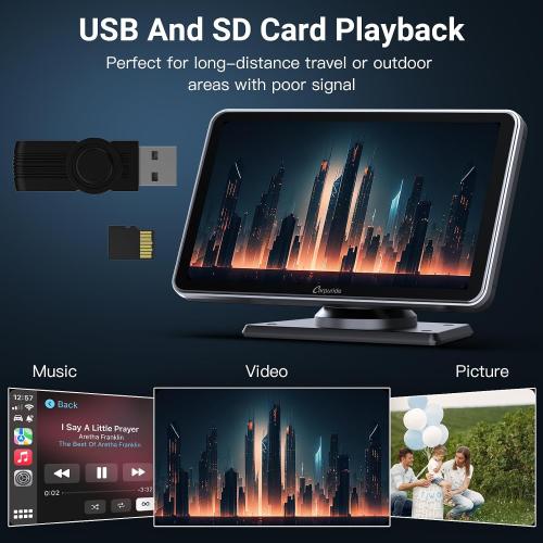 Carpuride 7 Inch Carplay Screen & Android Auto