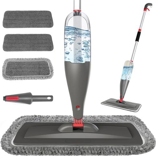CLDREAM Spray Mop for Floor Cleaning with 3pcs Washable Pads