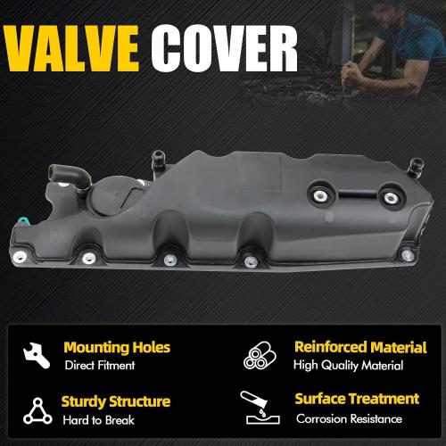 Valve Cover Compatible with 2011-2016 Volvo S60 S80 2010-2016 XC60 2009-2015 XC70 2015-2016 V60 3.0L OE 30757664 30788442 30788484 31319643 264-933