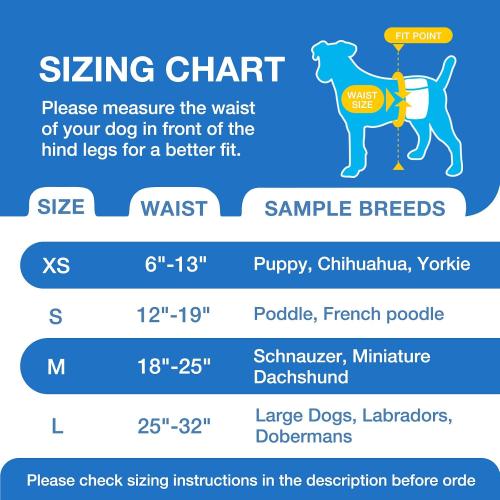 Dono Dog Diapers Male, Disposable Male Dog Wraps 10ct, Ultra Absorbent Doggie Diapers, Rapid-Dry Leak-Proof Puppy Diapers, Wetness Indicator Excitable Urination Incontinence,Large