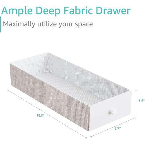 Lufeiya White Small Desk with Drawers - 40 Inch Computer Desk for Small Space Home Office, Modern Simple Study Writing Table PC Desks