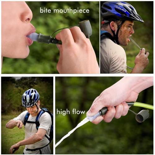 2 Pack Hydration Bladder 2 Liter/70 oz - Water Bladder Pack of 2(1 Piece Blue 1 Piece ArmyGreen) - BPA Free Hydration Pack Replacement