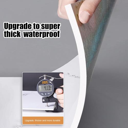 10pcs Thick Marble Peel and Stick Waterproof Wall Panels,Heat-Resistant Backsplash Tile, 23.6x11.8 PVC Foam Wall Sticker for Kitchen,Living Rooms,TV Walls,Colorful (Not Real Tile 19.4Sq. Ft.)