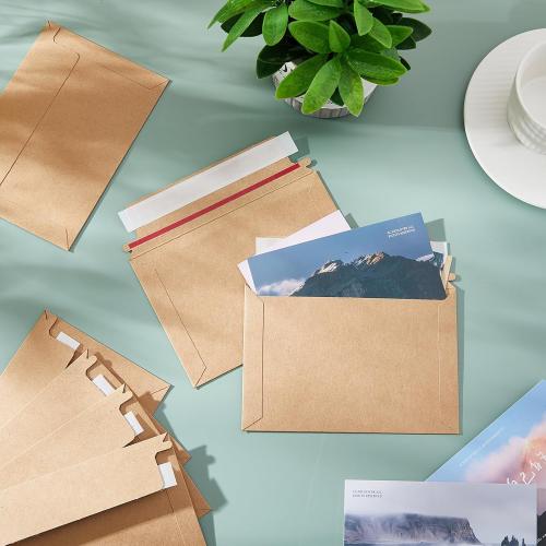 Size 6.5 x 4.5 Color brown 300 Pcs 6.5 x 4.5 Inch Rigid Mailers Cardboard Envelopes Photo Vinyl Records Document Mailers Cardboard Shipping Envelopes for Cd, Photos, Document(Brown)