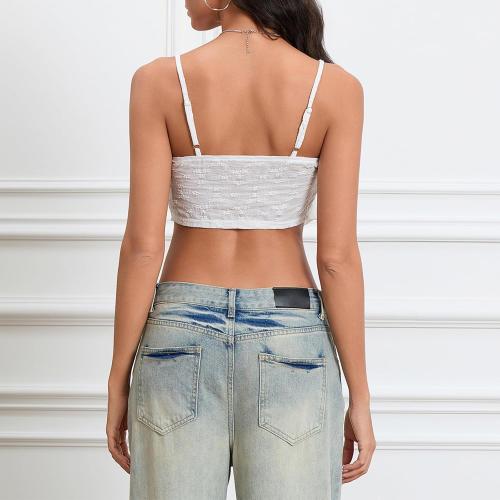 Women's Sexy Lace Up Padded Camisoles Spaghetti Straps V-Neck  Crop Tops Y2K Cami Shirt Streetwear. Size small