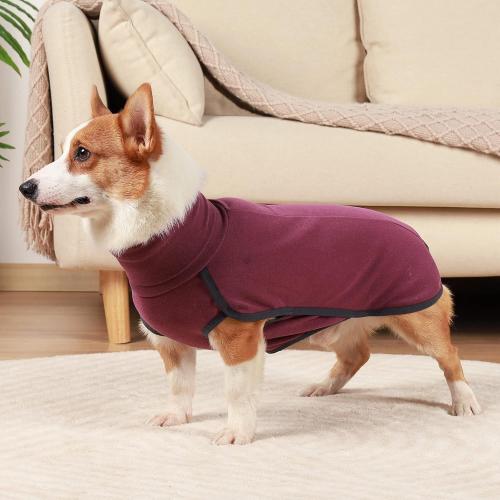 Dog Sweater Pullover Cold Weather Vest for Dogs Dog Sweatshirt & Jacket for Indoor and Outdoor Use (X-Large, Wine red)