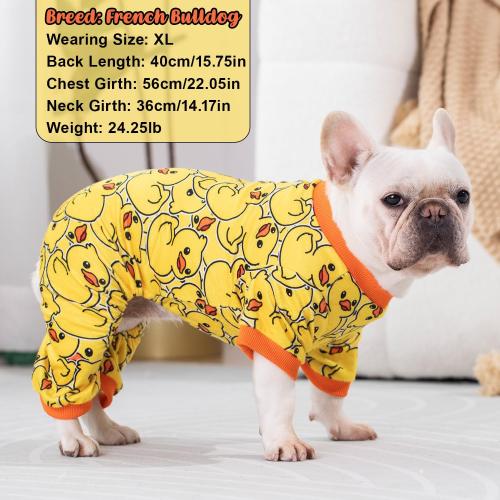 Size medium Dog Pajamas Soft Lightweight Dog Onesies Outfit Clothes for Small Medium Large Puppy Pjs for Pet Boys Girls Dogs Cats