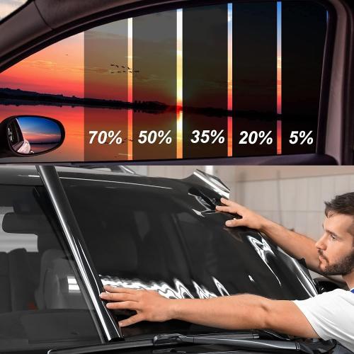 Window Tint Film for Cars 35% VLT 24in x 15Ft Ceramic Window Tints, Blocks 99% UV & IR Rays, Heat Resistant Anti Glare Film for Windshield, Scratch Resistant Sun Shade Auto Tint Roll