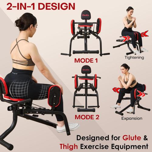 Ocdin Hip Abductor Adductor Machine for Home Gym, Inner and Outer Thigh and Glute Workout System
