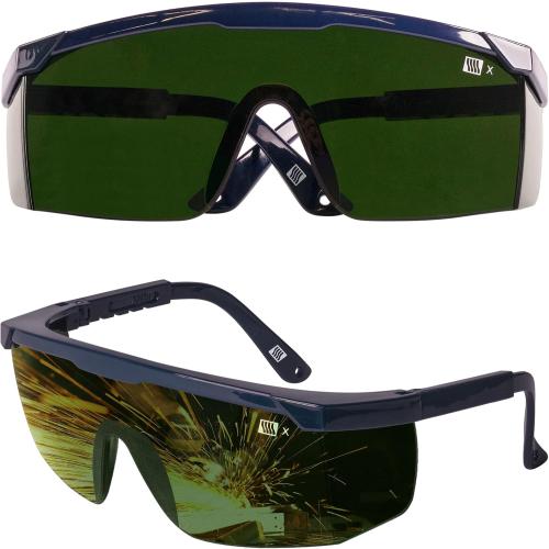 LANON Welding Safety Glasses, ANSI Z87.1, IR Filter Shade 5.0 Lens