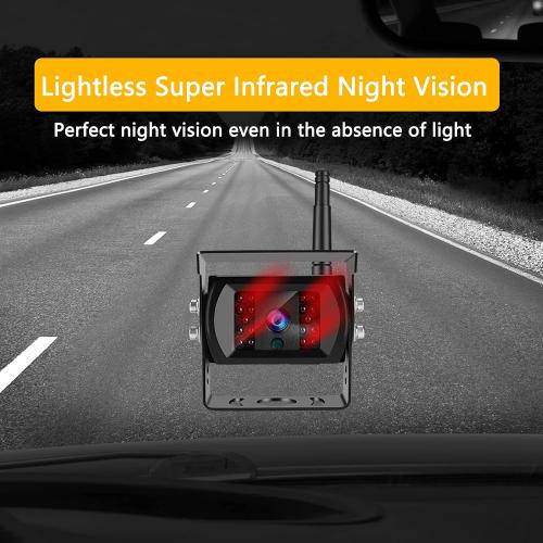 Wireless Backup Camera for Trucks VMW7 high Definition 1080P 7” IPS Monitor System,High-Speed Stable Transmission & Waterproof