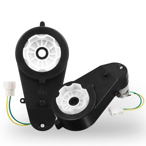2Pcs 24V Replacement Parts for Kids Ride On Toy Car,24V 40000RPM Gear Box for Kids Electric Ride On Toy Car,24V RS555 40000RPM Ride On Toy Car Conversion High Speed Drive Engine Motor Gearbox
