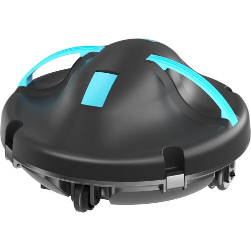 (2026 New) Pool Vacuum for Above Ground Pool, Cordless Robotic Pool Cleaner with Dual Motors Strong Suction, 130-Min Runtime, Auto-Parking, Pool Vacuum Robot for Inground Flat Pools Up to 1100 Sq.Ft