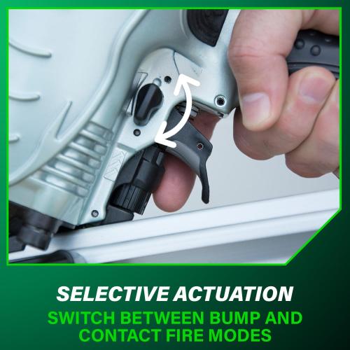 Metabo HPT Framing Nailer, Pro-Preferred Power Nailer for Flooring, Roof Decking, and More, Lightweight 7.5 lbs Framing Tool for 21° 2 to 3-1/2 Plastic Collated Nails, NR90AES1