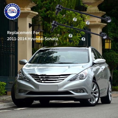 12.64 Front Sway Bar Link K750436 K750437 Stabilizer Sway Bar End Link Compatible with 2011-2014 Hyundai Sonata Limited L4 2.4L GLS without Sport Suspension