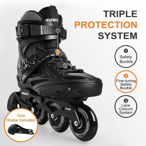Inline Skates for Women Men, Outdoor Street Blades Roller Adult Male Female, Professional Fitness Roller Skates Blades for Unisex