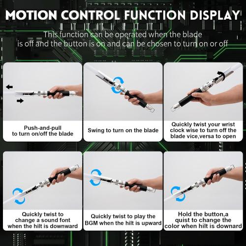 Lightsaber,Metal Dueling Light Saber,Smooth Gesture Swing,USB Rechargeable Lightsabers with 18 Set Sound Effects with 19 Colors Change,Light Saber Sword Toy（113cm）