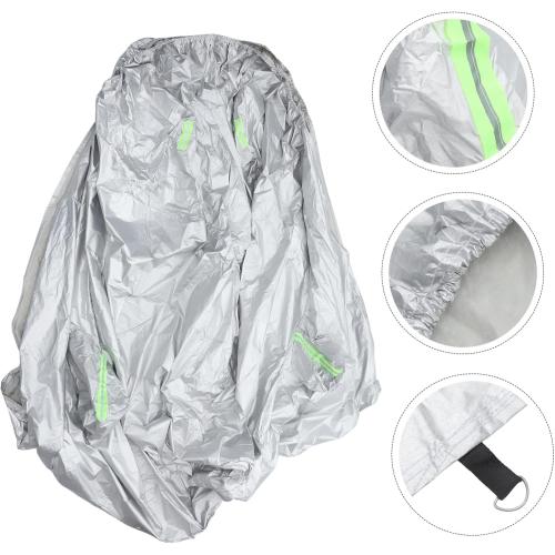 GLEAVI Car Cover for Sun and Rain Full Coverage Indoor Outdoor Weatherproof Easy Access Uv Protection Peva