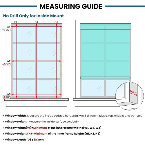 No Drill Motorized Blinds with Remote, Blackout Automatic Blinds with Solar Panel, Cordless Smart Electric Roller Shades for Windows, White, 20 x 72
