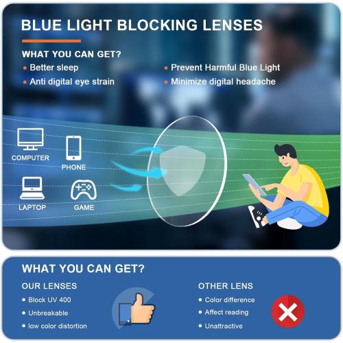 7 Pack Blue Light Blocking Reading Glasses Unbreakable Comfort Spring Hinge with Fashion Print Eyeglasses for Women