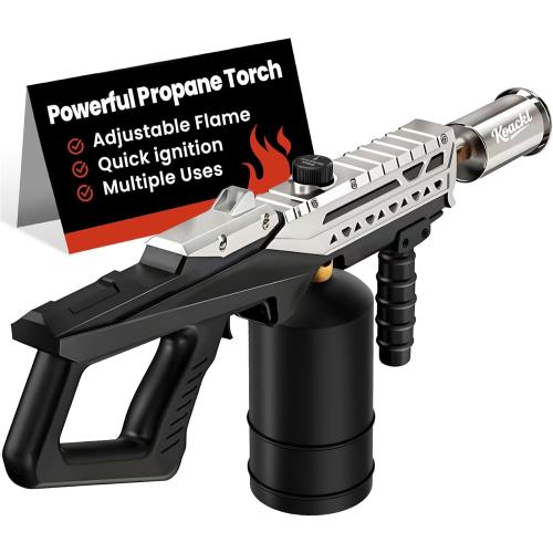 KOACKL 24 CSA Propane Torch Gun 2372°F Adjustable Flame Campfire