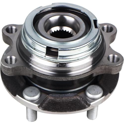 KUSATEC 513335 Front AWD Wheel Hub and Bearing Assembly Compatible with Infiniti Q40 Q50 Q60 Q70 QX50 QX70, G23 G35 G37, EX35 EX37, Infiniti FX 37 FX45 FX50, M35 M37 M45 M56, 5 Lug Bolts w/ABS