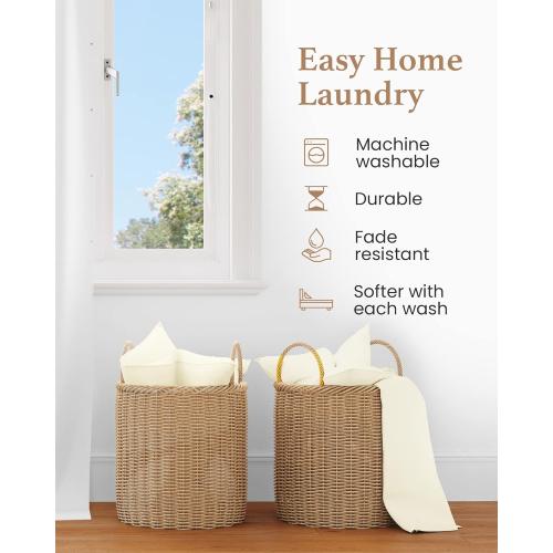 Good Sleep Bedding Cotton Sheets: 100% Long Staple Egyptian Cotton SPLIT KING LIGHTBLUE  BedSheets, 4 Piece Cotton Ivory Sheet Set, Fits Mattress Upto 16 Inches Deep Pocket