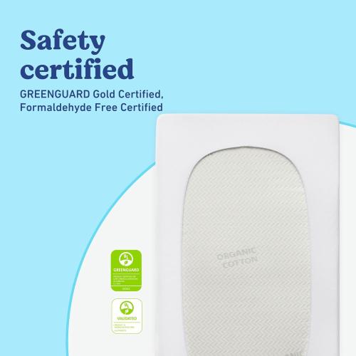 Graco Premium Crib Mattress & Protector Value Bundle– Includes GREENGUARD Gold Certified Crib & Toddler Mattress, GREENGUARD Gold Certified Waterproof Protector