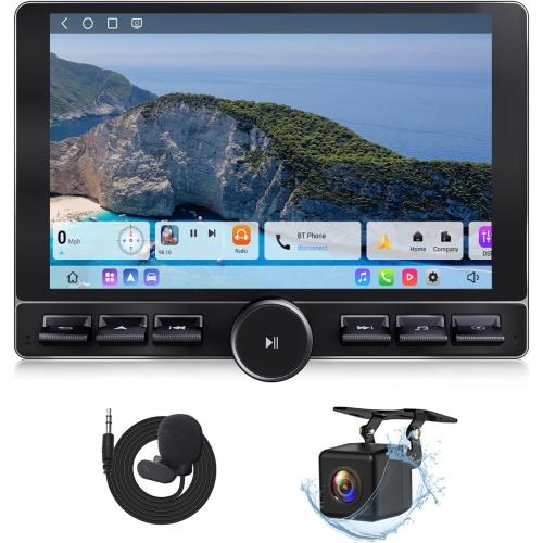 Eonon 8-Core 8GB 128GB Double Din Car Stereo, 10.1 Inch Wireless CarPlay/Android Auto Headunit with WiFi-6, Bluetooth 5.4, Built-in DSP, 4G LTE - UX6K-PRO-MAX