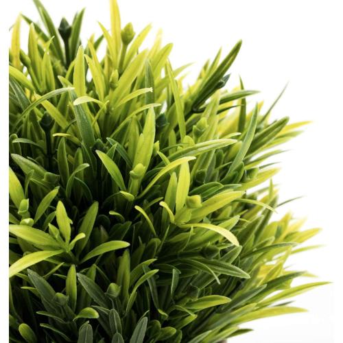 Velener Artificial Grass Potted Plant - Emerald Green Home Decor, Pumpkin Topiary Outdoor & Indoor Fall Plants Home Decor Accents, Coastal Kitchen, Countertops, Classroom, Farmhouse Christmas Decor