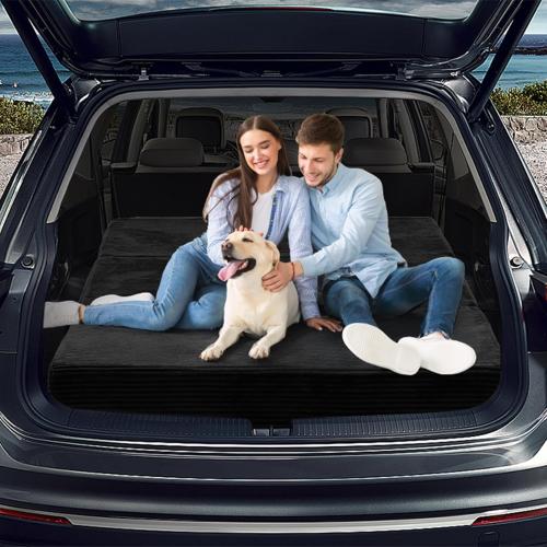 6-Inch Tri-Fold Mattress Twin Size - Foldable Futon Sofa Bed with Removable Washable Cover, Folding Memory Foam Futon Mattress | Non-Slip Bottom & Carry Handles for Guest, Camping, Dorm