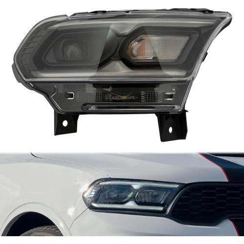 LED Headlight Assembly Compatible with 2021-2023Dodge Durango,Front 2021Durango headlights Headlamp Replacement