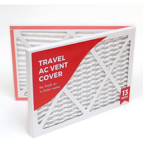 AC Vent Cover To Capture Small Particles, Reducing The Dust In Your Hotel Room In High Humidity Environment At Your Travel Destination.