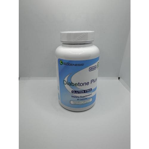 Nutra Biogenesis Diabetone Plus - Metabolic Support Supplement with Cinnamon, Gymnema, Inositol & Bitter Melon, Herbal Balance Complex for Women & Men - 90 Capsules
