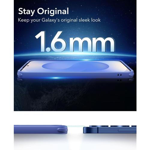 ESR for Samsung Galaxy S25 Plus Phone Case, Compatible with MagSafe, Magnetic Case for S25  Plus, Military-Grade Protection, Yellowing Resistant, Classic Series, Frosted Blue