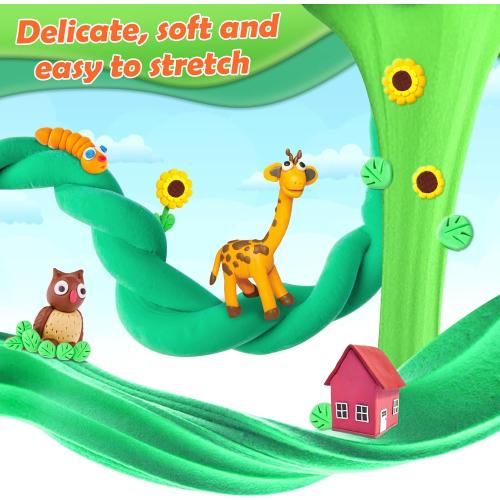 ESSENSON Air Dry Clay 100 Colors, Modeling Clay for Kids, DIY Molding Magic Clay, Gift for Kids